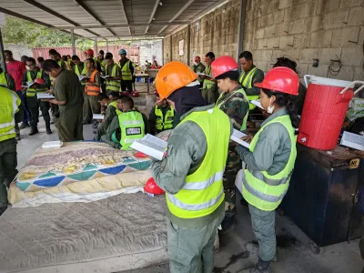 Labor en terreno